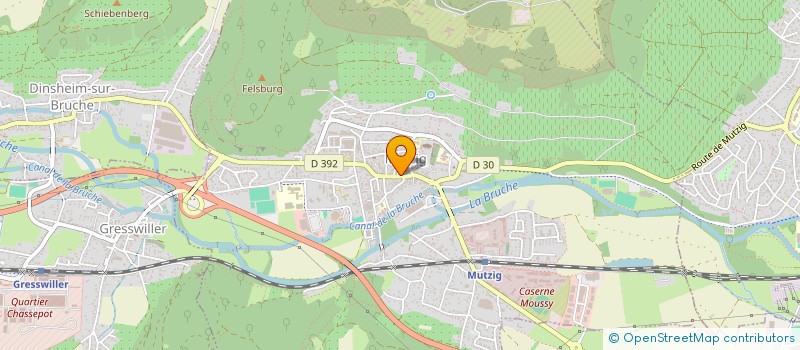 localisation de l'entreprise MADAME VANESA CLAUDEL  MUTZIG