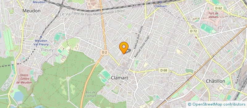 localisation de l'entreprise MADAME VANESA PEREZ à CLAMART