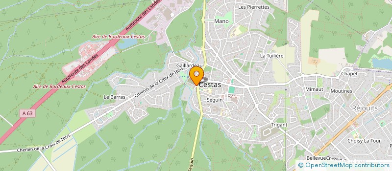 localisation de l'entreprise MADAME VANESSA ABDEL AHAD  CESTAS