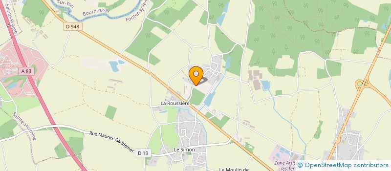 localisation de l'entreprise MADAME VANESSA AIME  SAINTE-HERMINE