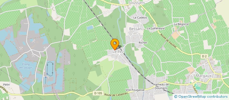 localisation de l'entreprise MADAME VANESSA ALVES  SOUSSANS