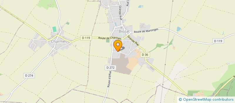 localisation de l'entreprise MADAME VANESSA AMSELLEM  BIOZAT