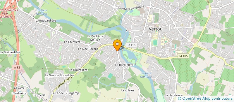 localisation de l'entreprise MADAME VANESSA ANGOT à VERTOU