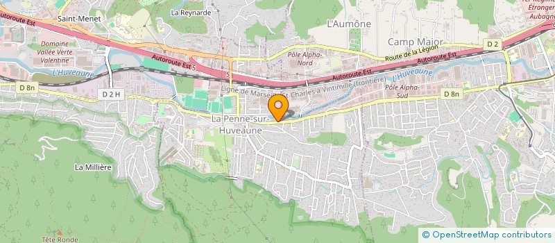 localisation de l'entreprise MADAME VANESSA ANJOS TORGAL  LA PENNE-SUR-HUVEAUNE