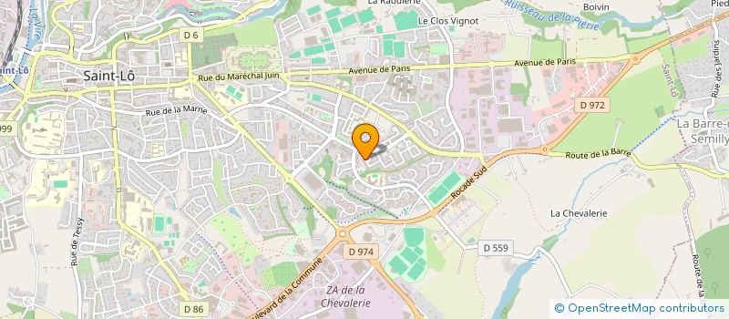 localisation de l'entreprise MADAME VANESSA ANNE  SAINT-LO