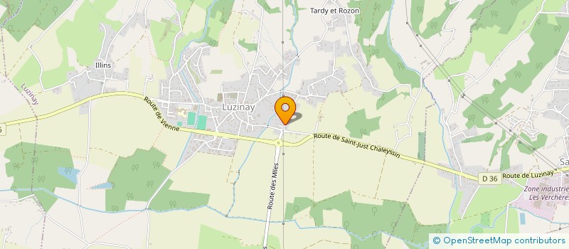 localisation de l'entreprise MADAME VANESSA ANTONINI  LUZINAY