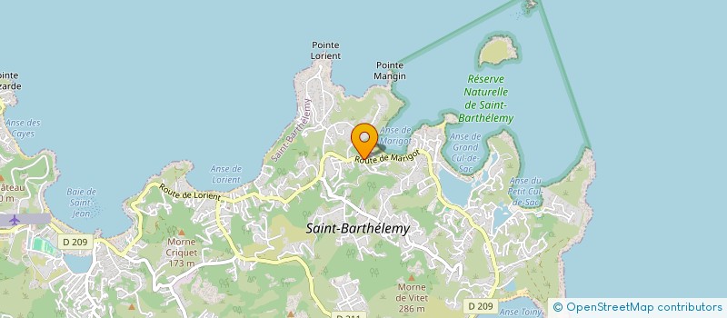 localisation de l'entreprise MADAME VANESSA ANTUNES à SAINT BARTHELEMY