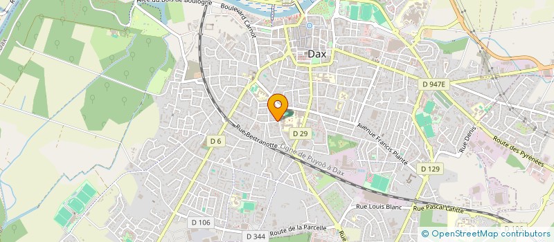 localisation de l'entreprise MADAME VANESSA ANTUNES  DAX