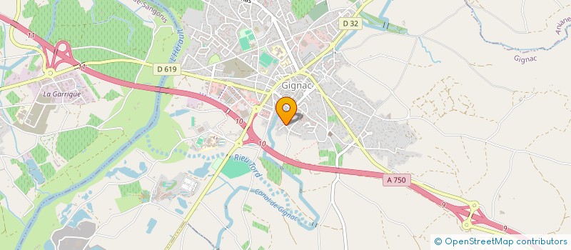 localisation de l'entreprise MADAME VANESSA APOLIT  GIGNAC