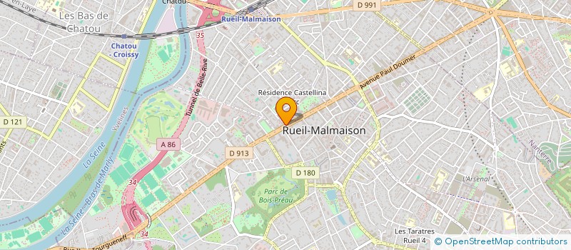 localisation de l'entreprise MADAME VANESSA ARBUES à RUEIL-MALMAISON