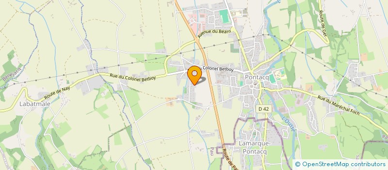 localisation de l'entreprise MADAME VANESSA ARMARY  PONTACQ