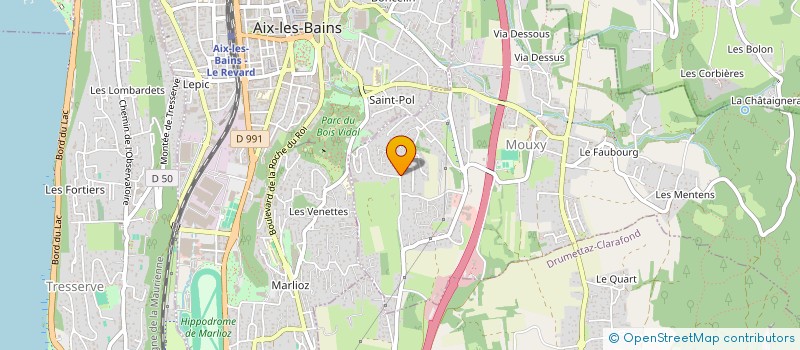 localisation de l'entreprise MADAME VANESSA ARNAUD  MOUXY