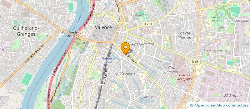 localisation de l'entreprise MADAME VANESSA ARNAULT à VALENCE