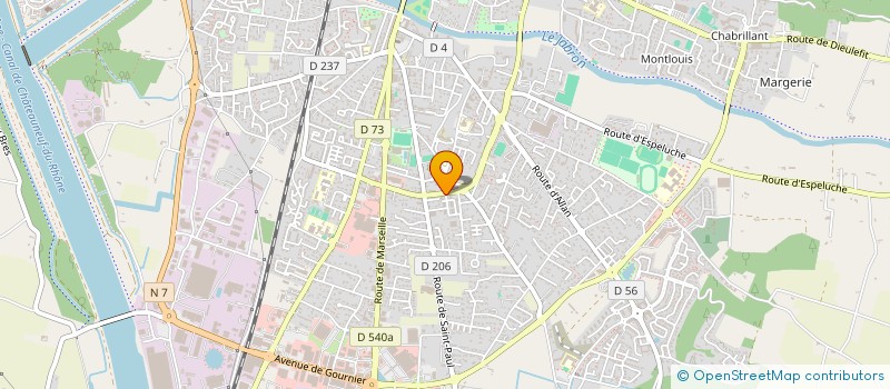 localisation de l'entreprise MADAME VANESSA ARNOUX  MONTELIMAR