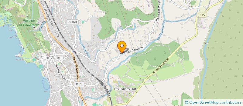 localisation de l'entreprise MADAME VANESSA ASCIONE  SAINT-CHAMAS