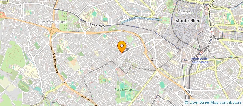 localisation de l'entreprise MADAME VANESSA ASSUAH KWAME  MONTPELLIER