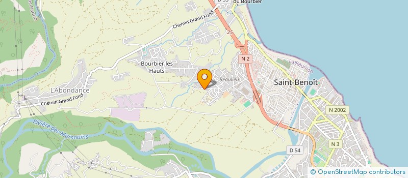 localisation de l'entreprise MADAME VANESSA ATCHIAMAN  SAINT-BENOIT