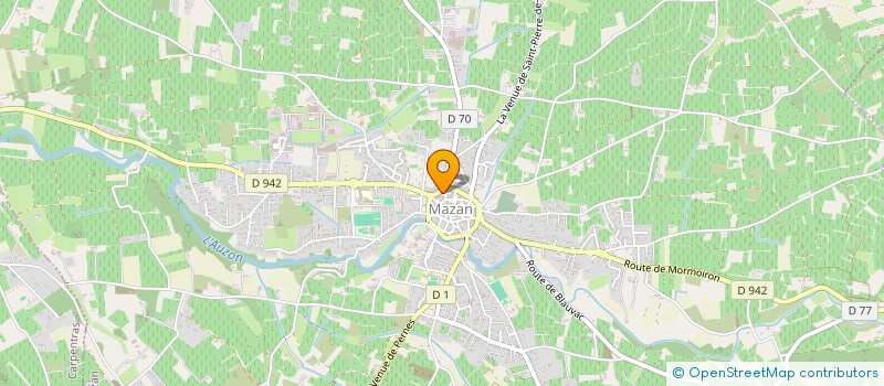 localisation de l'entreprise MADAME VANESSA AUBLE  MAZAN