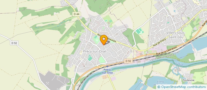 localisation de l'entreprise MADAME VANESSA AURELIE GOUDIER  PRECY-SUR-OISE