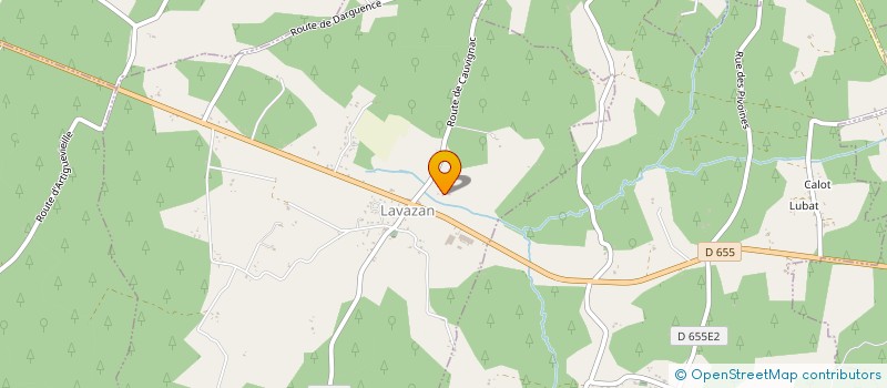 localisation de l'entreprise MADAME VANESSA AUZERIC  LAVAZAN