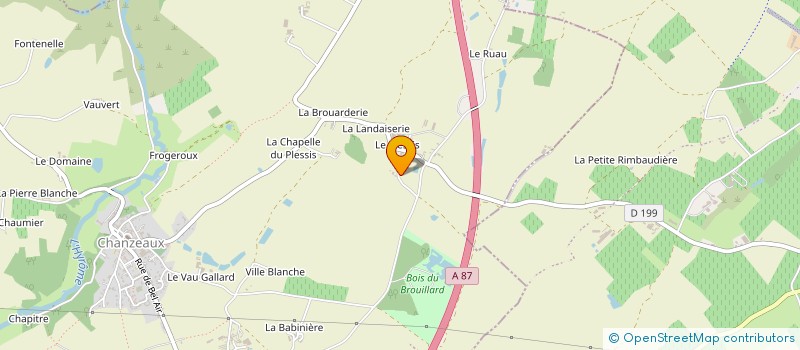 localisation de l'entreprise MADAME VANESSA BABIN à BELLEVIGNE-EN-LAYON