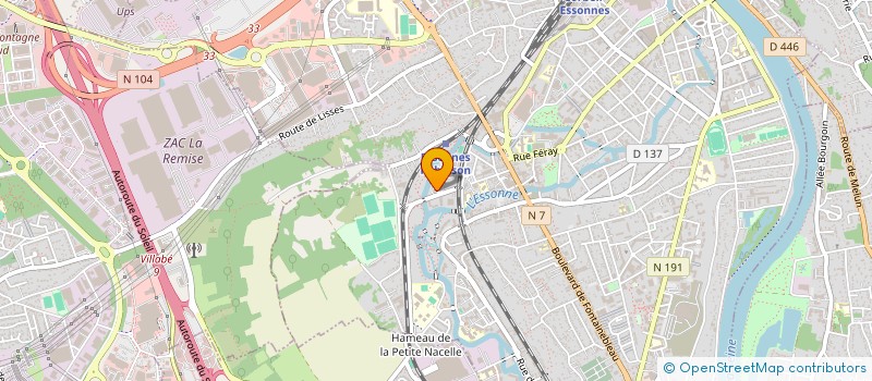 localisation de l'entreprise MADAME VANESSA BABIN à CORBEIL-ESSONNES