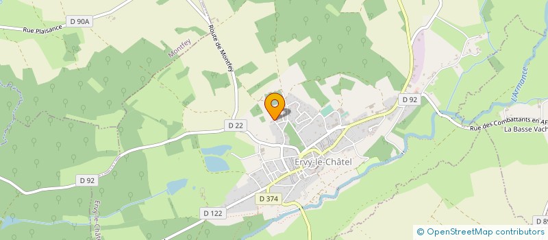 localisation de l'entreprise MADAME VANESSA BALACEY  ERVY-LE-CHATEL