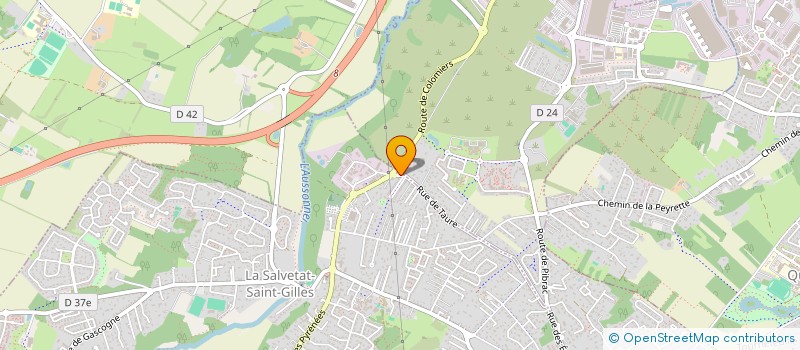 localisation de l'entreprise MADAME VANESSA BALAVOINE  LA SALVETAT-SAINT-GILLES