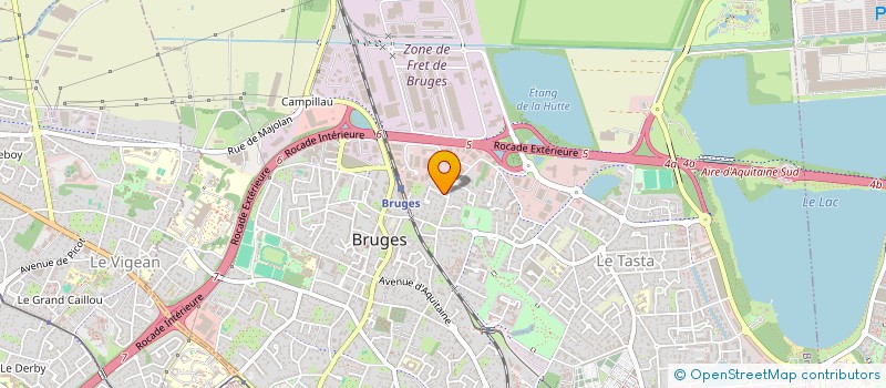 localisation de l'entreprise MADAME VANESSA BALLATORE  BRUGES