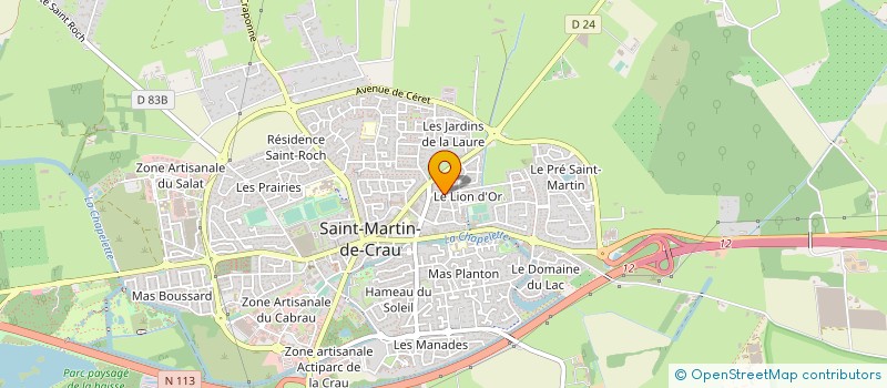localisation de l'entreprise MADAME VANESSA BANDEIRA BARBOSA à SAINT-MARTIN-DE-CRAU