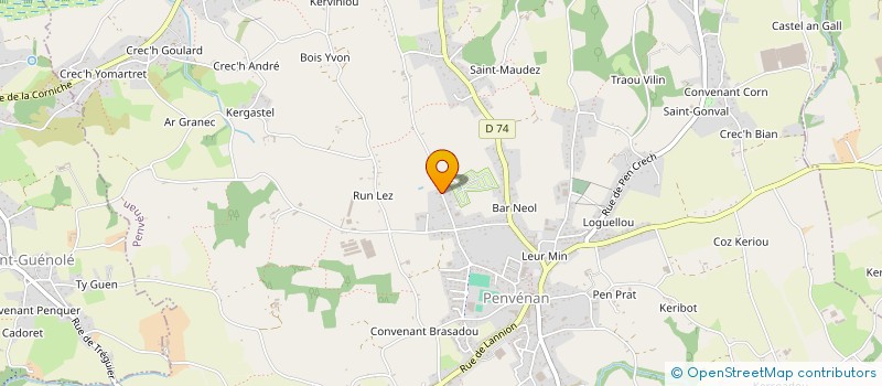 localisation de l'entreprise MADAME VANESSA BARDI  PENVENAN