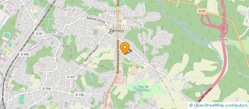 localisation de l'entreprise MADAME VANESSA BARILLE  TARNOS