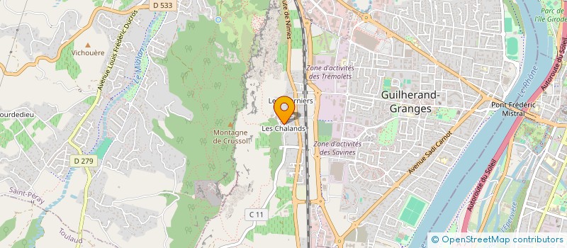 localisation de l'entreprise MADAME VANESSA BARRAT  SAINT-PERAY