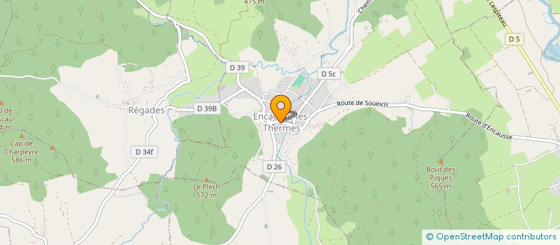 localisation de l'entreprise MADAME VANESSA BARTHE  LESPITEAU