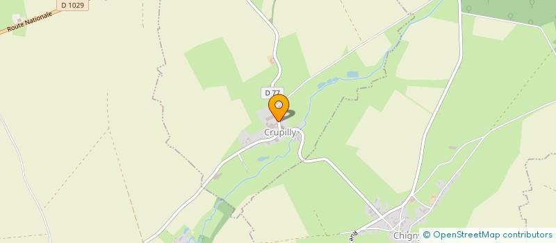 localisation de l'entreprise MADAME VANESSA BASQUIN  CRUPILLY