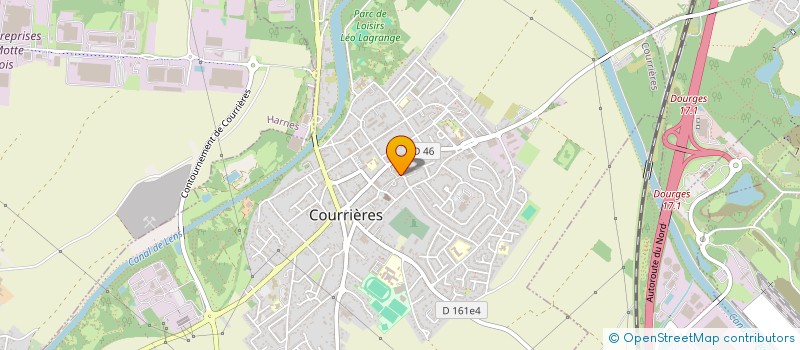 localisation de l'entreprise MADAME VANESSA BASQUIN  COURRIERES