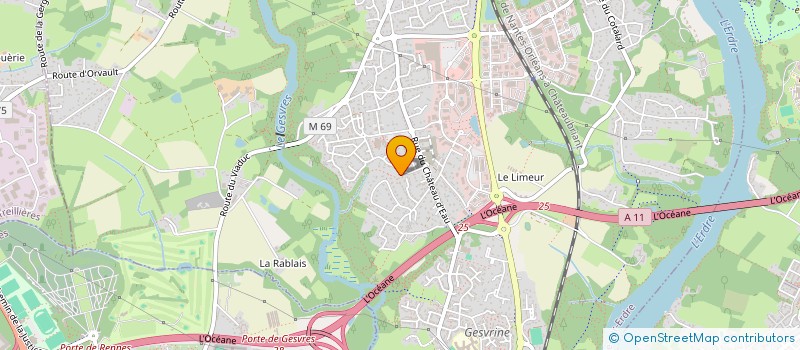 localisation de l'entreprise MADAME VANESSA BAUCHE à LA CHAPELLE-SUR-ERDRE