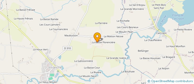 localisation de l'entreprise MADAME VANESSA BEASSE  VISSEICHE