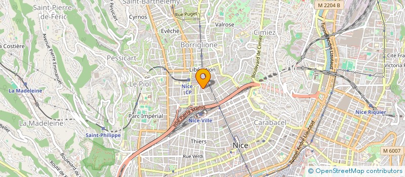 localisation de l'entreprise MADAME VANESSA BEAUDOIN  NICE