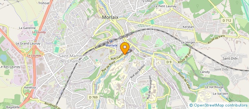 localisation de l'entreprise MADAME VANESSA BEAUTOUR  MORLAIX