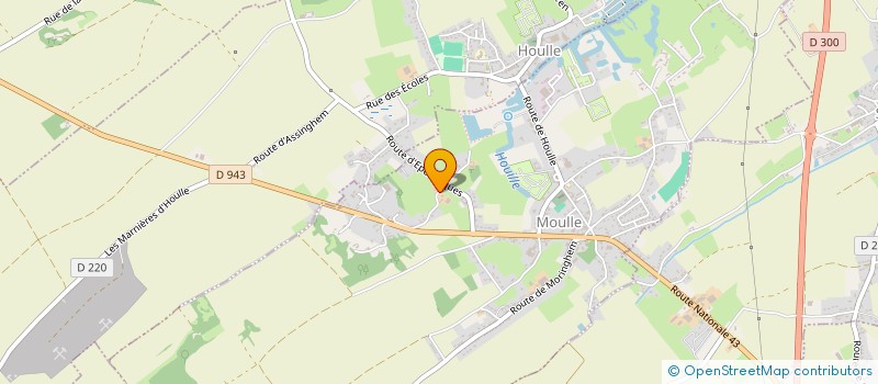 localisation de l'entreprise MADAME VANESSA BECCU  LONGUENESSE