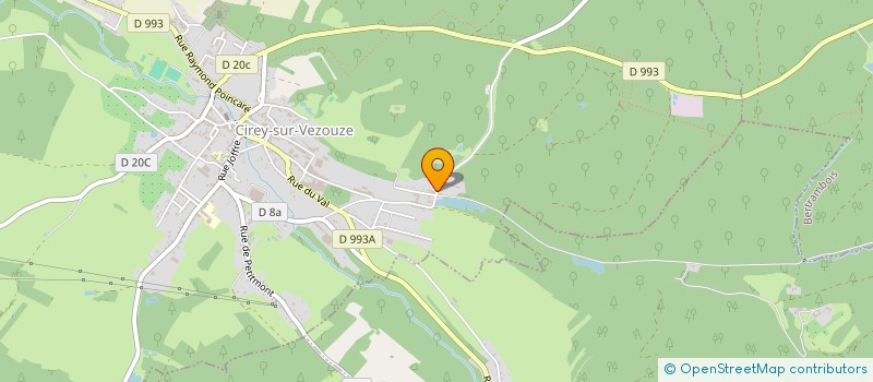 localisation de l'entreprise MADAME VANESSA BEILL  CIREY-SUR-VEZOUZE