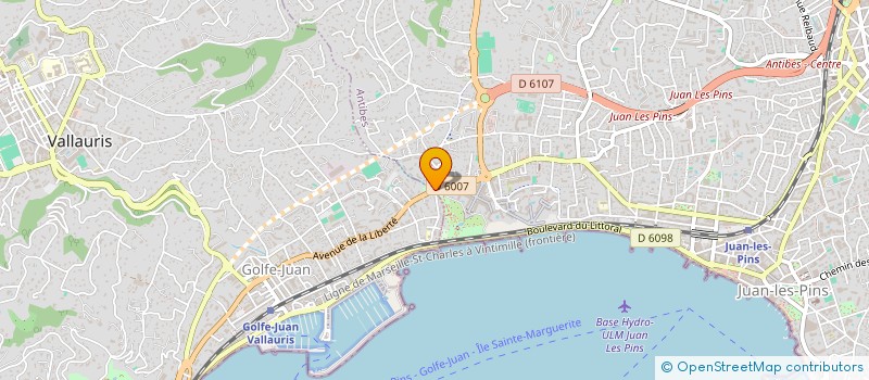 localisation de l'entreprise MADAME VANESSA BENHAMOU à ANTIBES