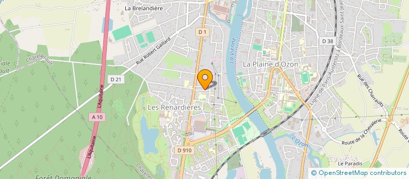 localisation de l'entreprise MADAME VANESSA BENMERAD  CHATELLERAULT