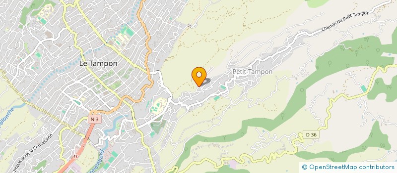 localisation de l'entreprise MADAME VANESSA BENOITON  LE TAMPON