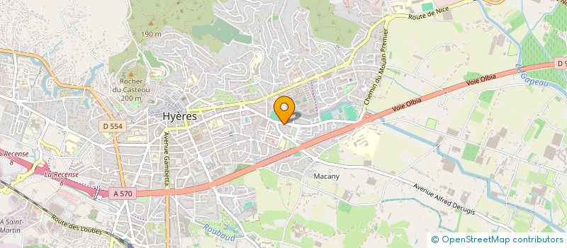 localisation de l'entreprise MADAME VANESSA BEQUIE  MONTFORT SUR ARGENS