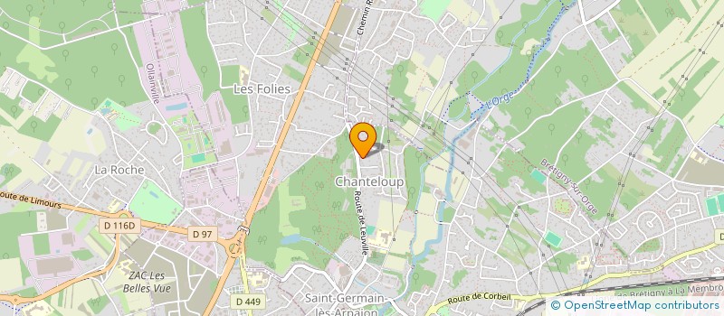 localisation de l'entreprise MADAME VANESSA BERGON à SAINT-GERMAIN-LES-ARPAJON
