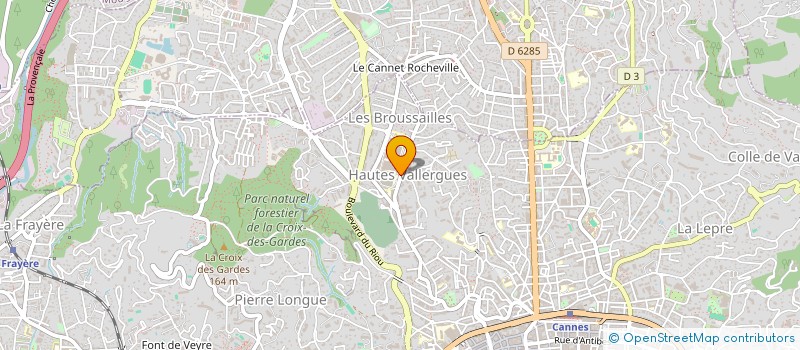 localisation de l'entreprise MADAME VANESSA BERKANE à CANNES