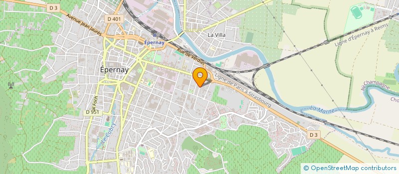 localisation de l'entreprise MADAME VANESSA BERTHELOT  EPERNAY