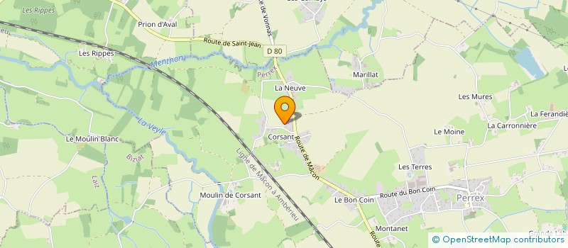 localisation de l'entreprise MADAME VANESSA BERTHET  PERREX